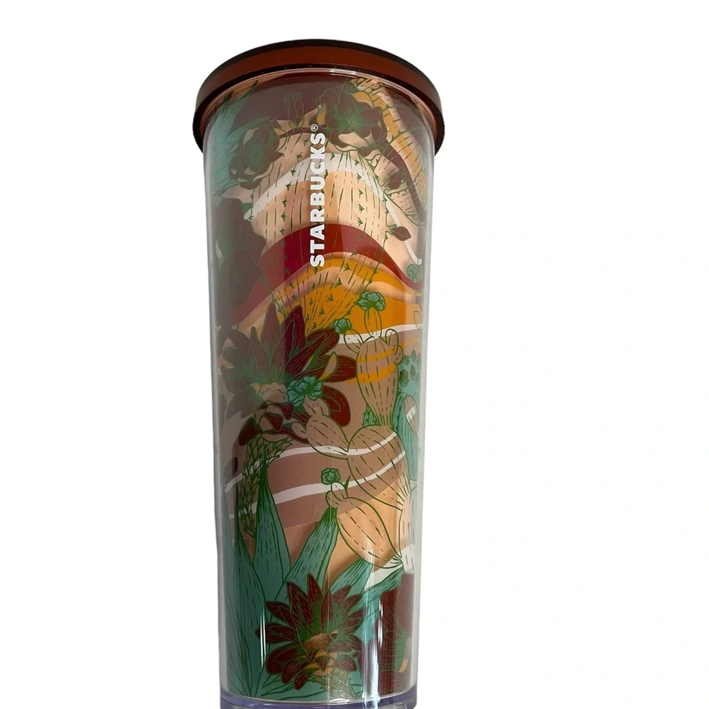 Starbucks Terracotta Tumbler Desert Cactus Cold Summer Venti 24oz 2019 Succulent